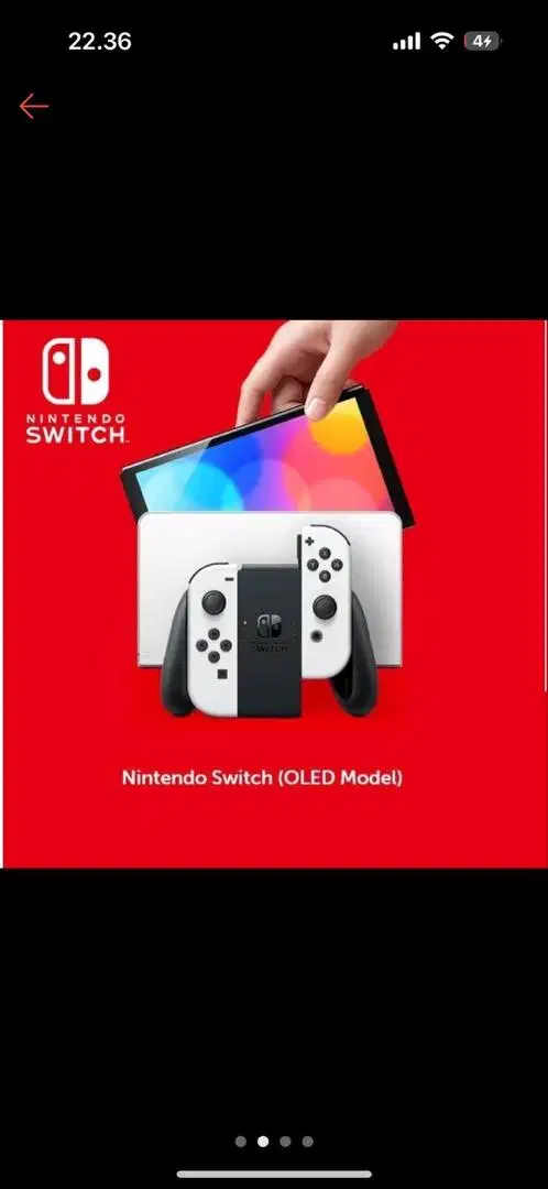 NINTENDO SWITCH OLED ( WHITE)