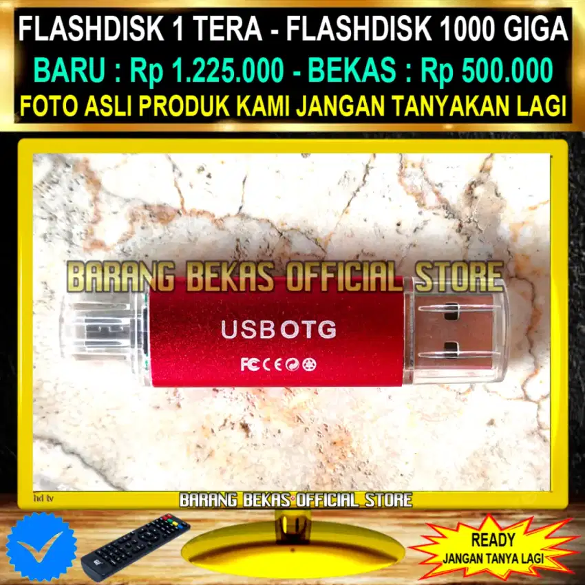 FLASHDISK 1 TERA MERAH | FLASHDISK 1000 GIGA MERAH | FLASHDISK ORI