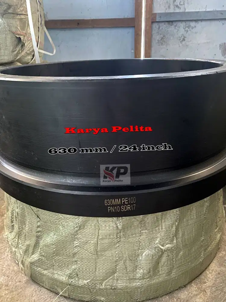stub end hdpe 630mm (24 inch) PE-100 pn 10 sdr 17 ready