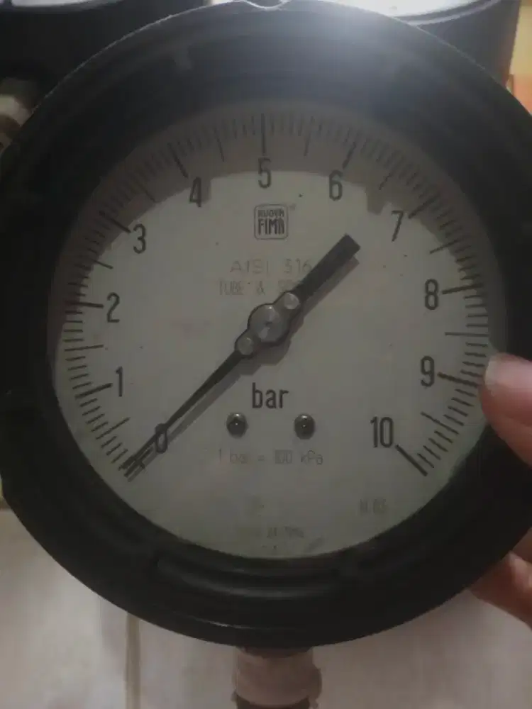 PINDAHAN : Pressure Gauge 10 Bar
