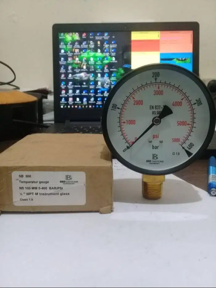 Pressure Gauge Brothoterm 5800 psi -400 bar