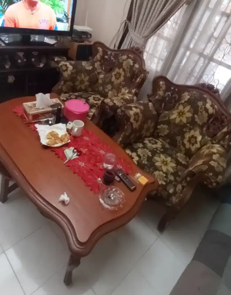 Sofa Set Jati Jepara