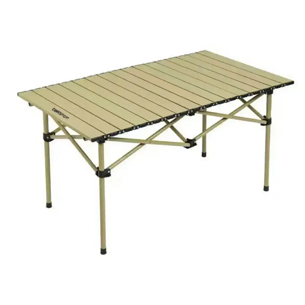Taffsport meja lipat piknik portable foldable camping table with bag