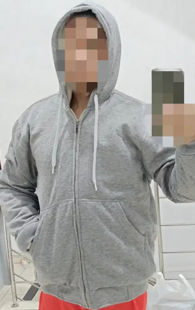 Jaket Hoodie Sweater Bulu Hangat Baju Dingin