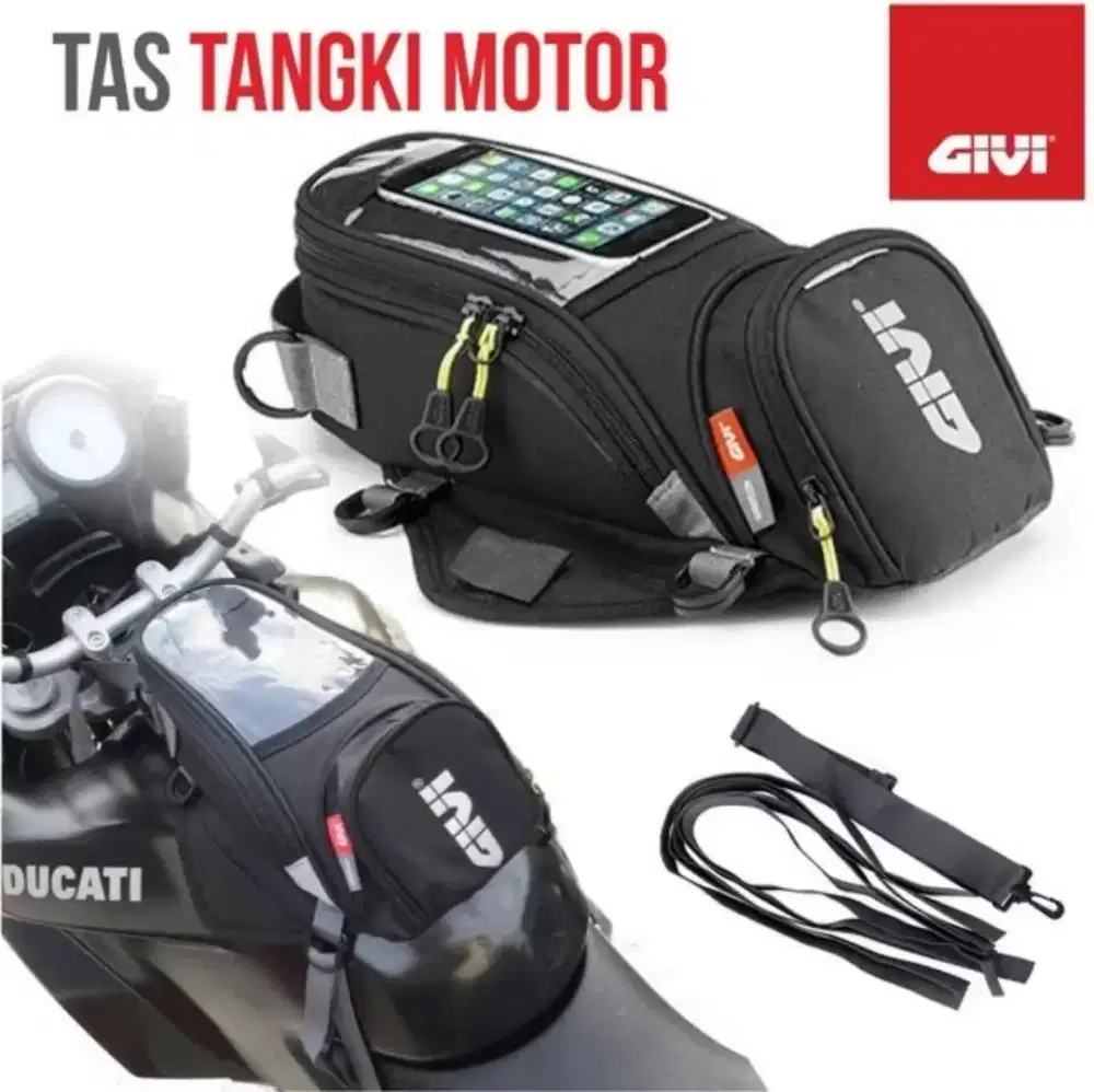 Tas motor mini tankbag selempang pria waterproof