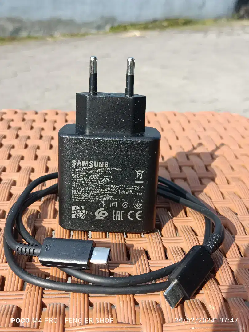 Charger Ori Samsung 45watt ( SUPER FAST CHARGING )