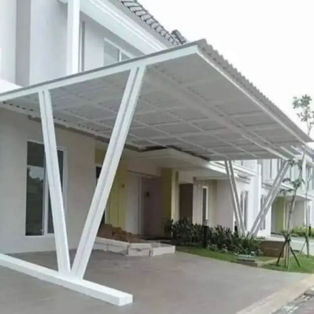 Kanopi alderon besi galvanis