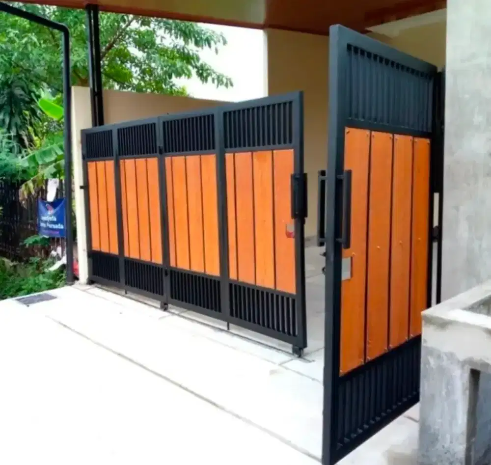 Pagar grc besi galvanis