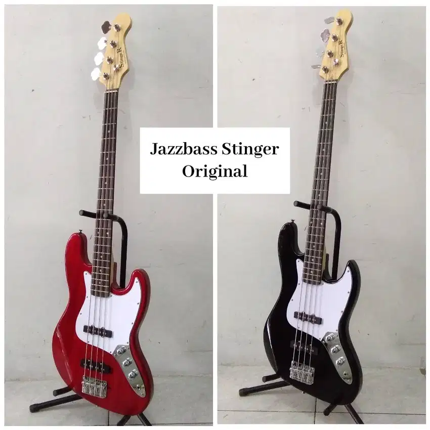 GITAR JAZZ BASS  ELEKTRIK  STINGER ORIGINAL