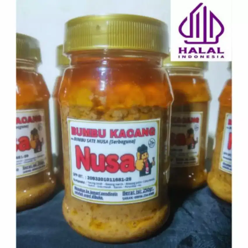 Bumbu kacang merk Bumbu Sate Nusa [serbaguna] berijin resmi. Buka agen