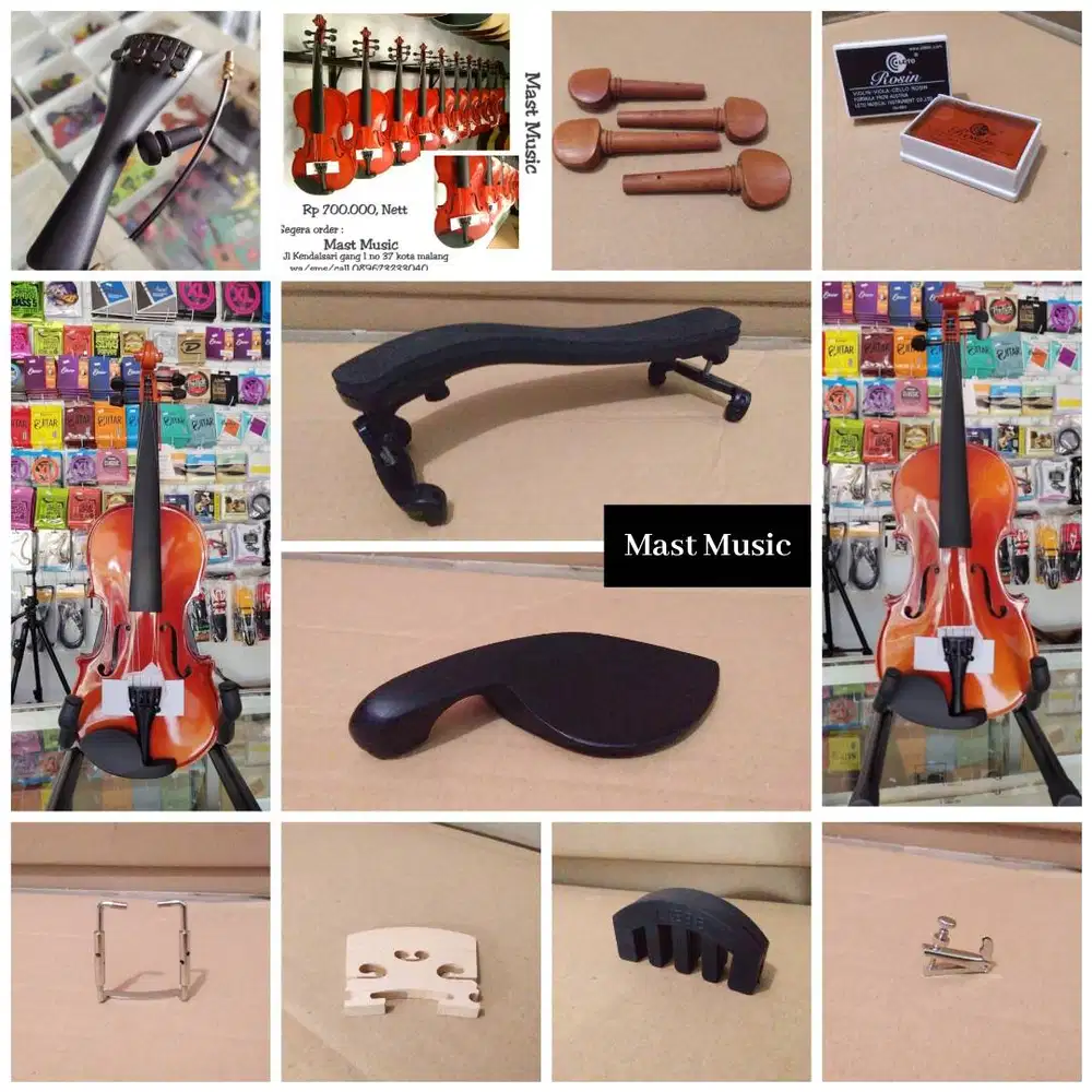 BIOLA 4/4 3/4 1/2 DAN AKSESSORISNYA