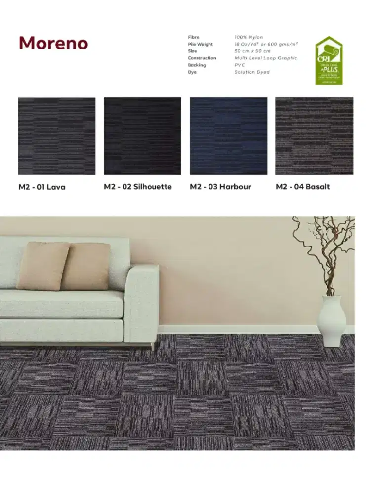 Karpet tile Moreno  size 50x50