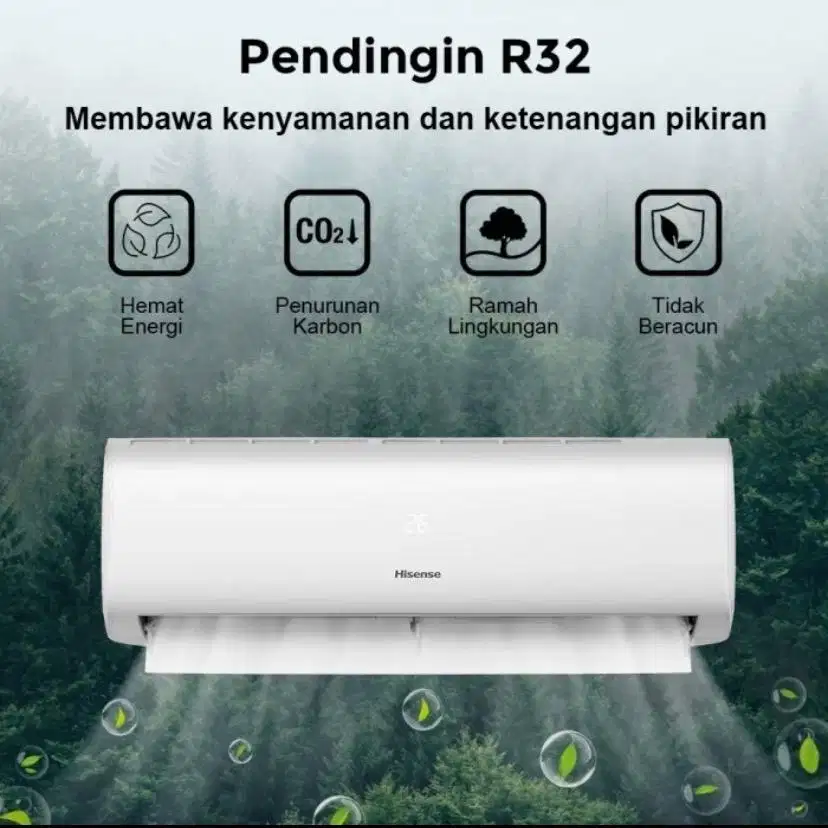 AC Hisense 1/2 PK 05CDG + pasang