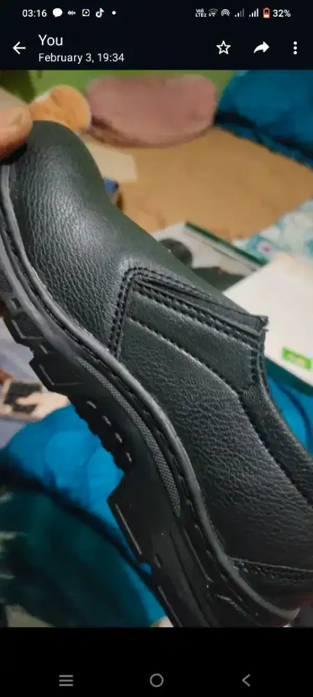 NEGO Sepatu Safety Catepilar ukuran 40