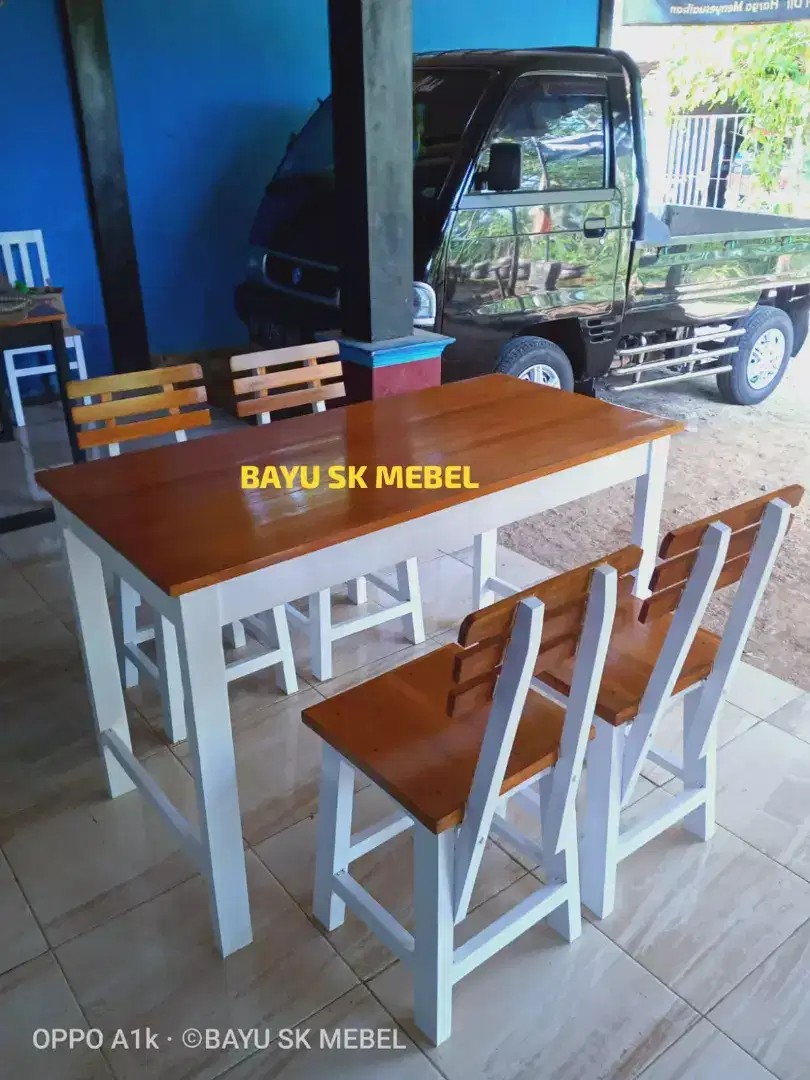 Set meja kursi cafe kedai resto warung soto dll