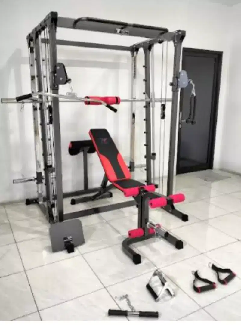 Alat fitnes power rack tl 022 beban 40 kg