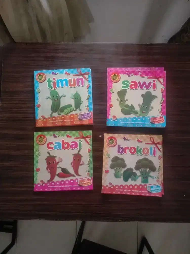 Buku anak mengenal sayur