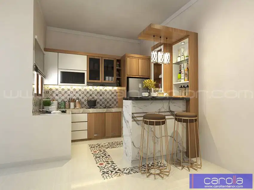 Kitchen Set Minibar Custom Murah