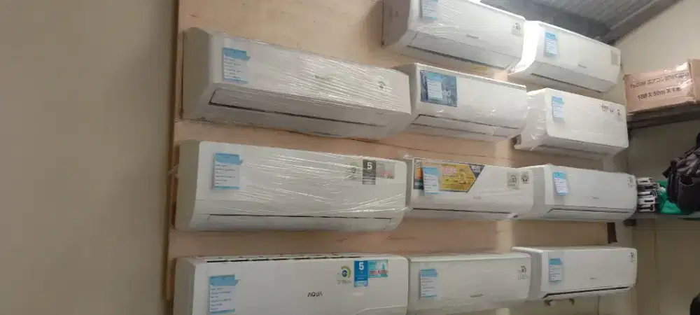 AC SEKEN ½-2pk UNIT GRES KONDISI 90-95% GARANSI 1 THN NO REVARASI