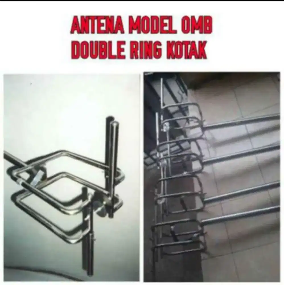 Antena pemancar radio fm broadcasting model omb double ring kotak 4bay