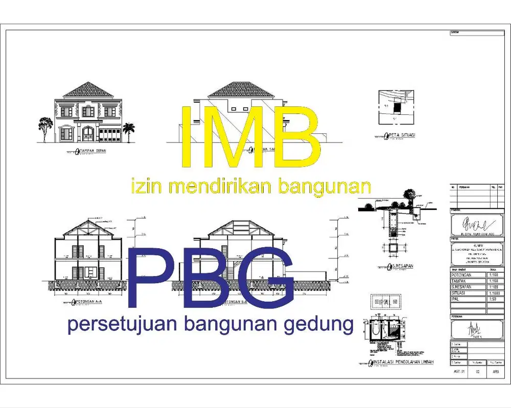 Jasa Pengurusan PBG IMB KRK Rumah Tinggal dan bangunan lainnya