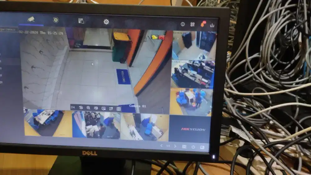 Cctv ip 8 kamera hikvision