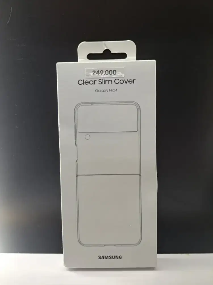 Clear slim cover galaxy flip 4