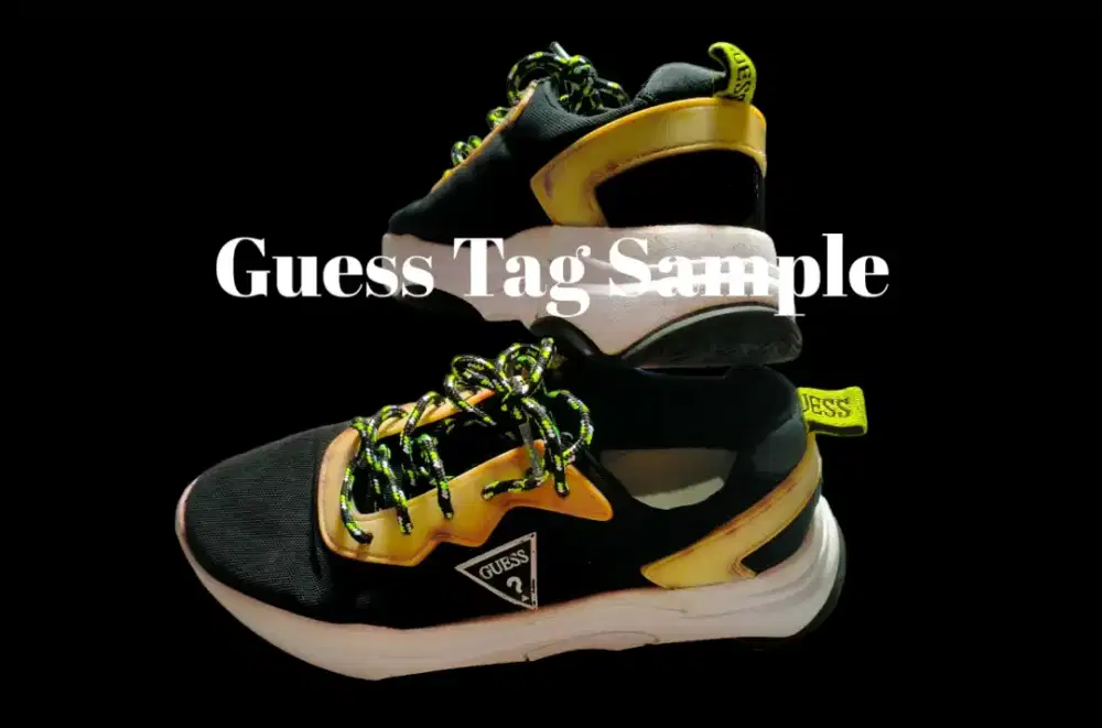 Guess shoes authentic tag sample size 36
