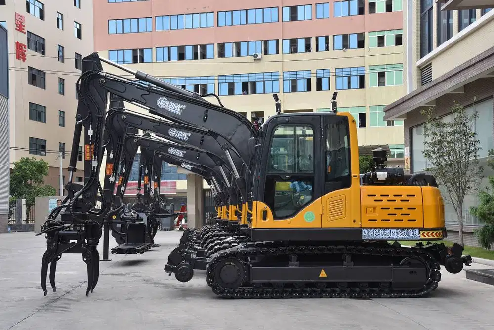 Railway Crawler Excavator JG75LT (Excavator Rel Kereta Api) 6-ton