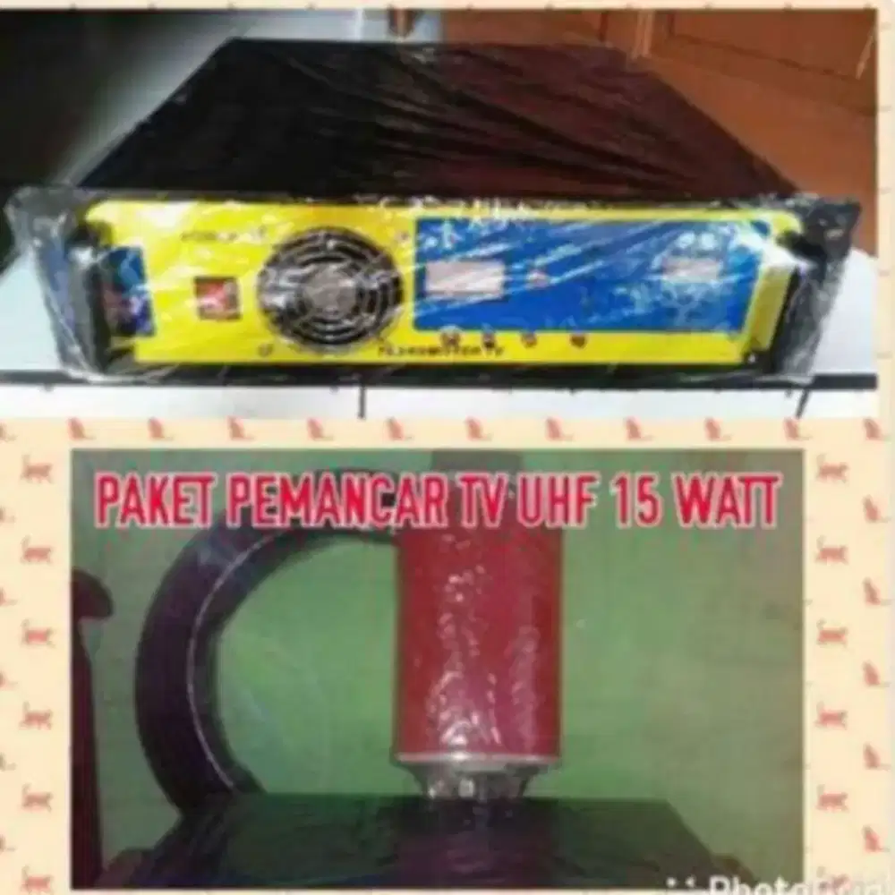 PAKET PEMANCAR TV TRANSMITTER TV UHF PLL 15 W SOLIDSTATE