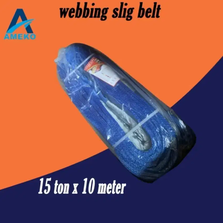 Webbing Sling/ Trekbelt 15 Ton x 10 Meter