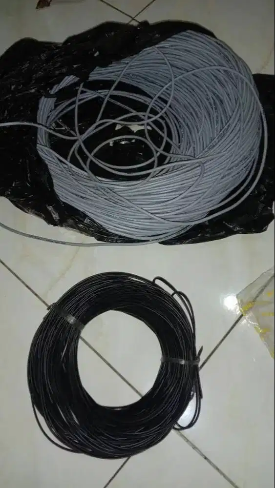 Kabel Telepon Indoor 53 Meter Warna Hitam