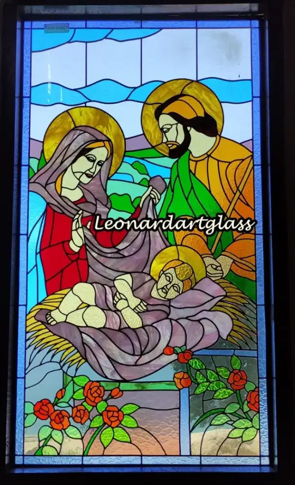 Kaca patri gereja ambon