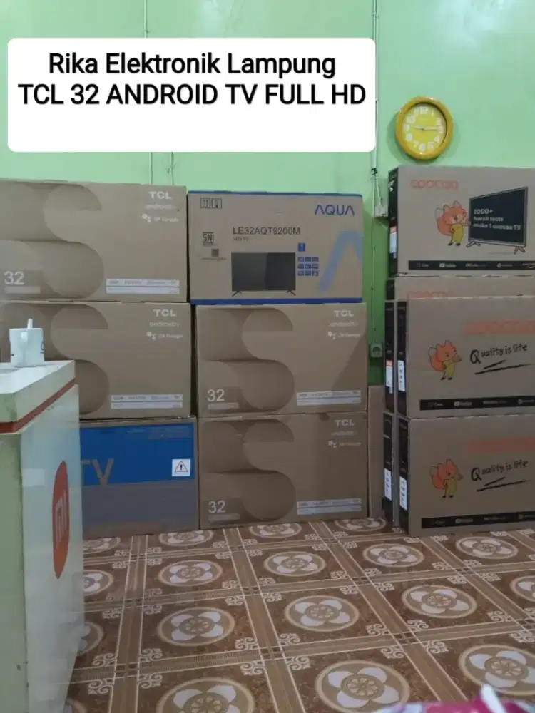 Hot promo Sale TV TCL 32 inc Android Digital Baru &Bergaransi