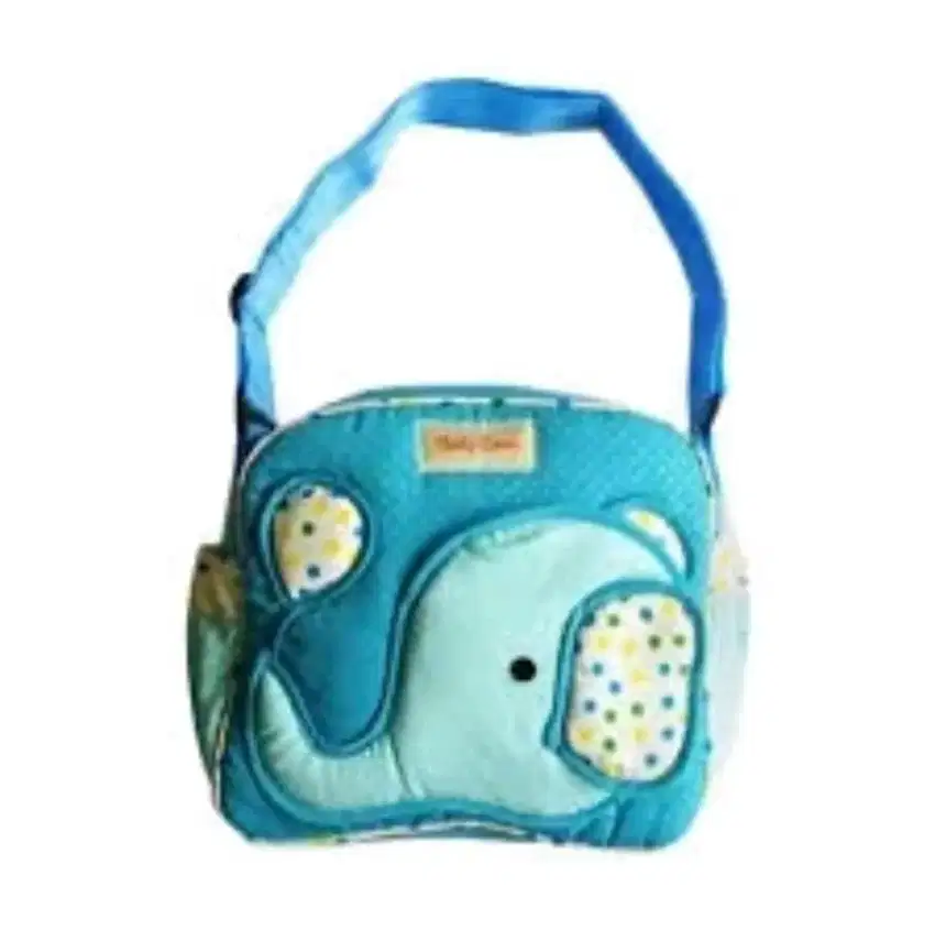 Tas Baby Care Gajah Polkadot BCT 3006 Biru Bekas