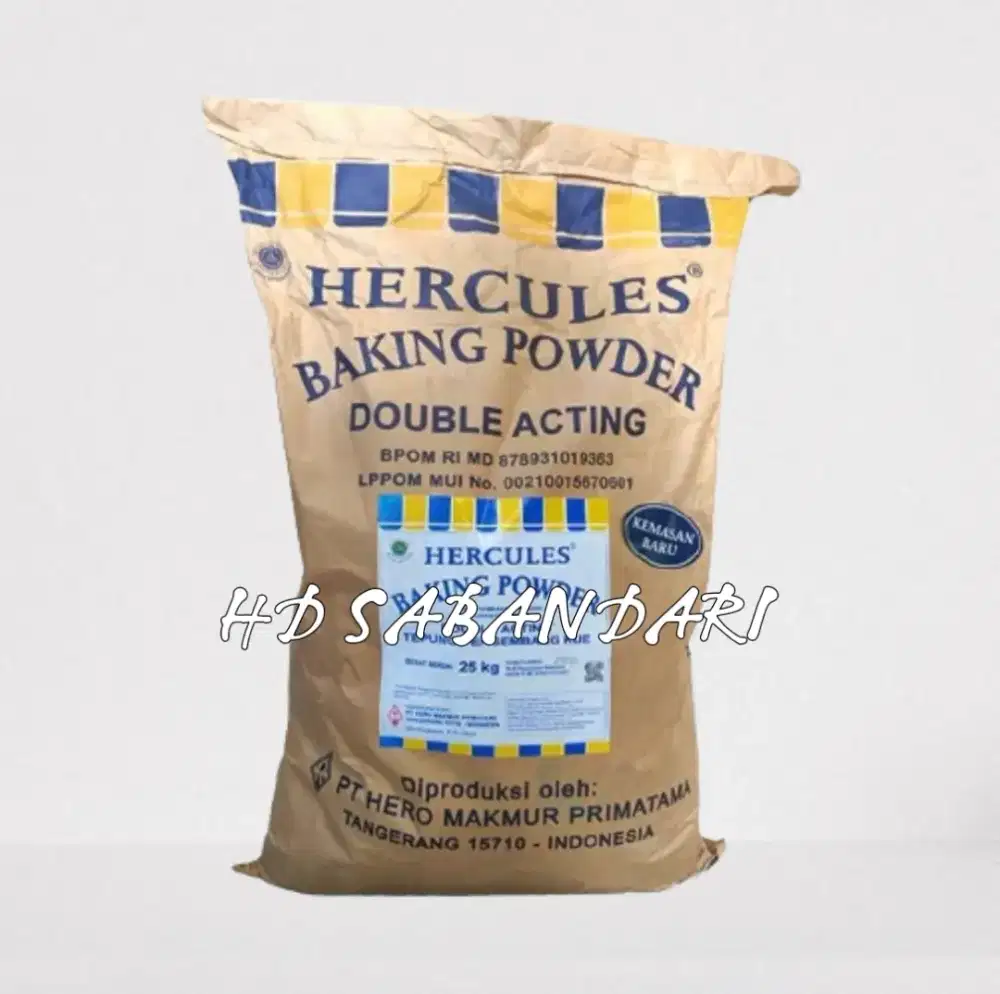 Baking powder Hercules double acting 1 kg asli