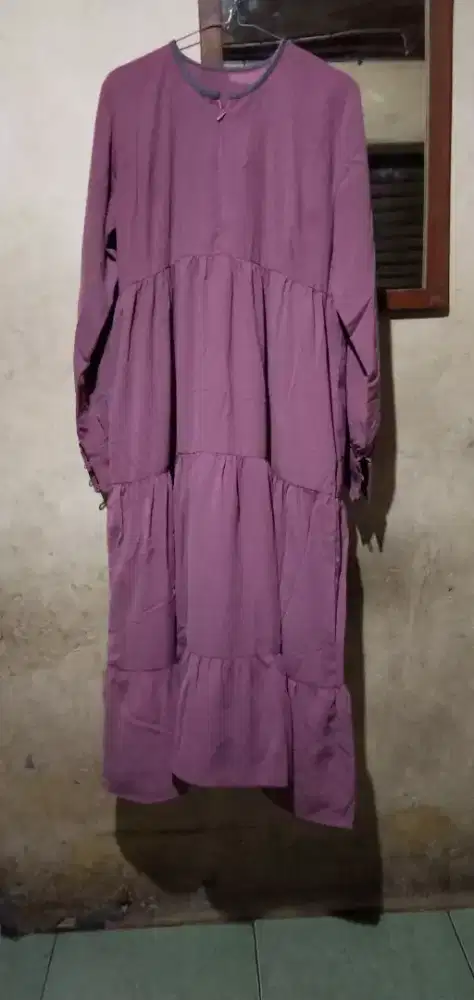 GAMIS WOLFIS PINK POLOS PL+ JILBAB