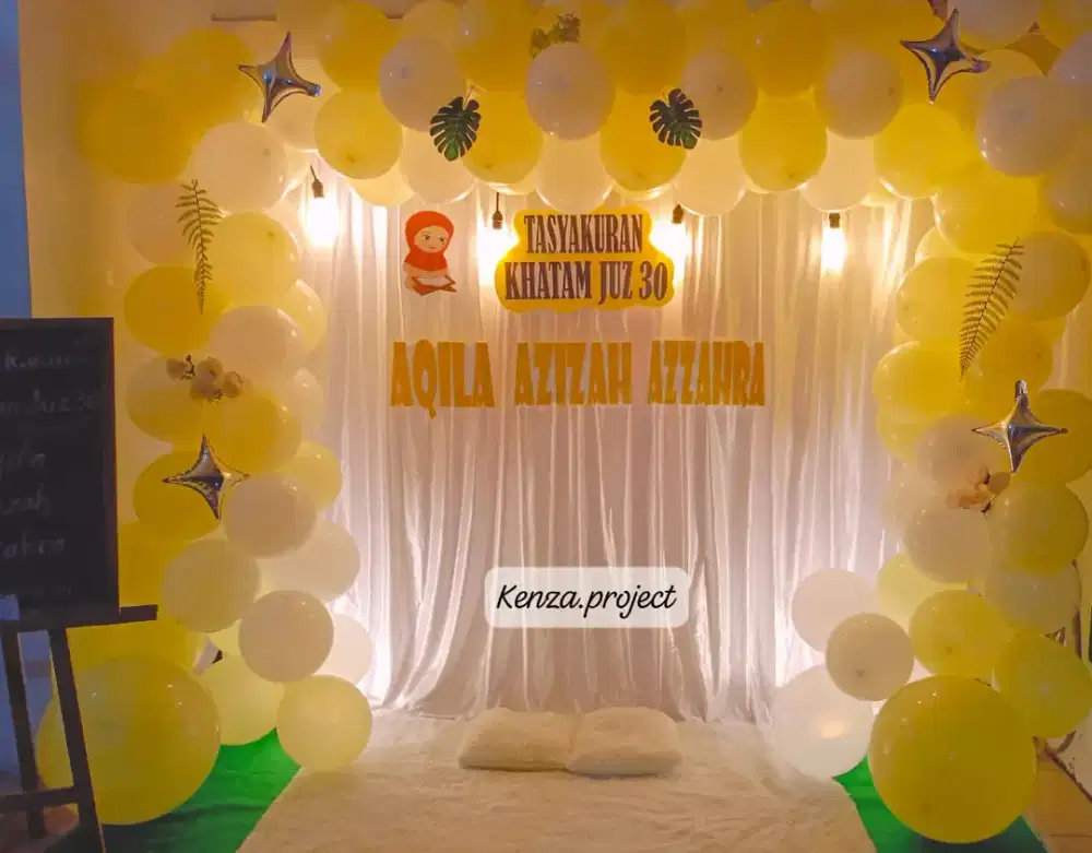 Dekorasi tasyakuran/ulta/aqiqah murah