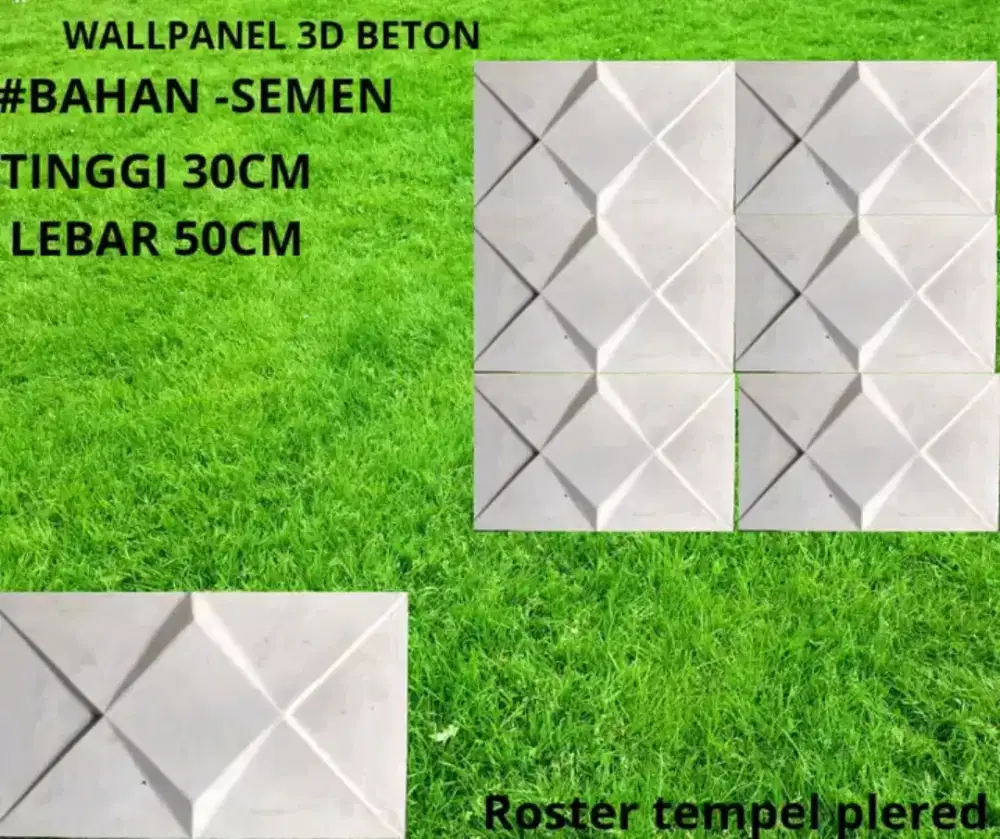 Jual Wallpanel 3d beton
