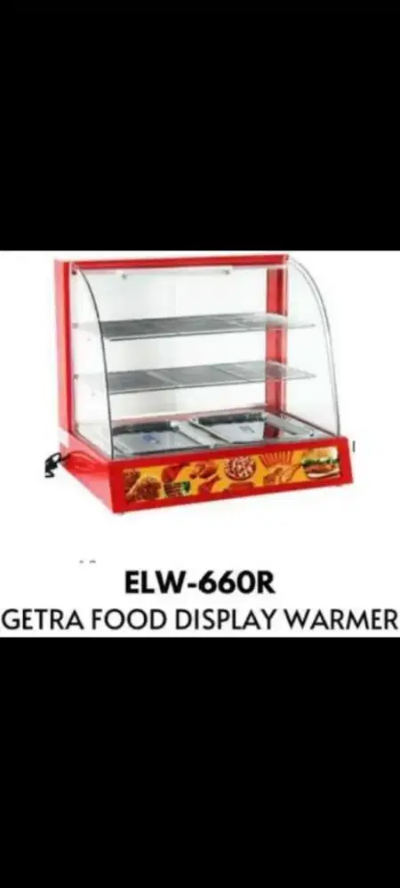 Cuci gudang NEW Getra showcase warmer ELW660R Garansi