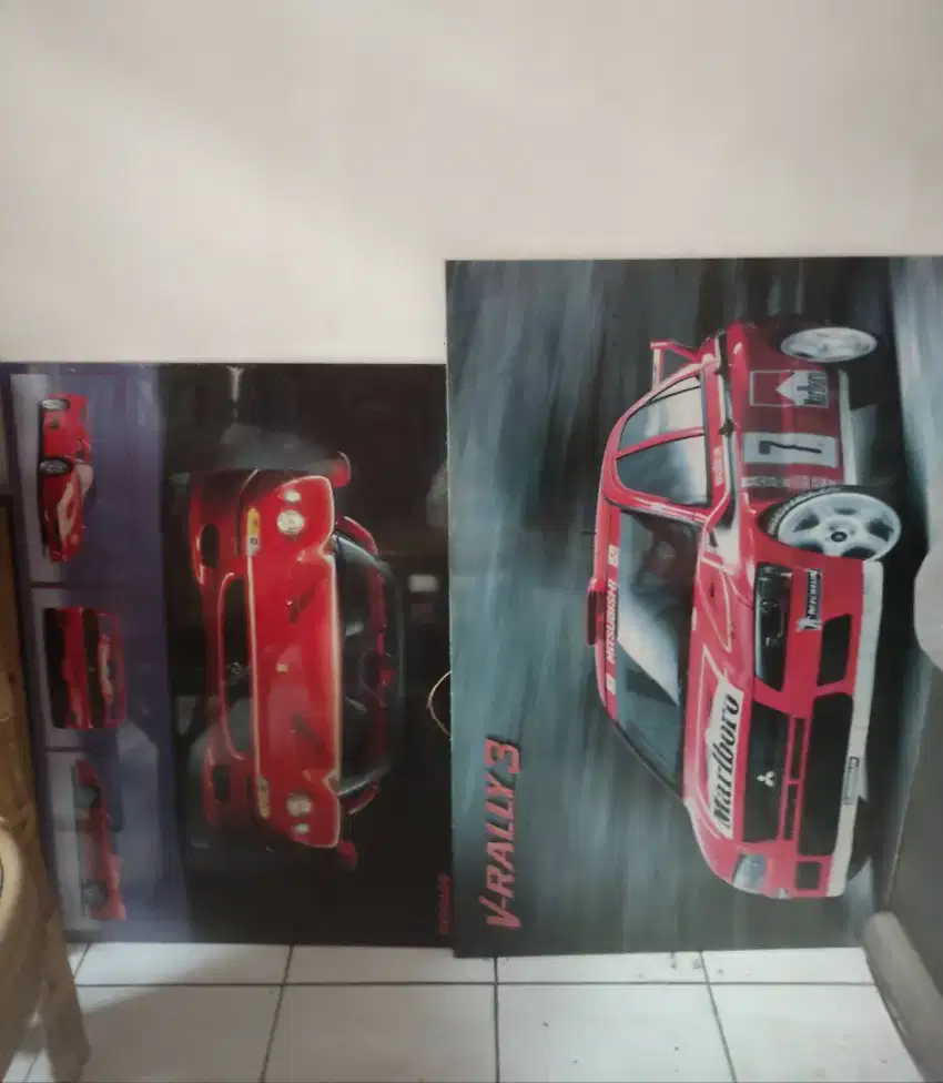 Pajangan / poster bingkai dinding otomotif Mobil / kursi Lipat besar