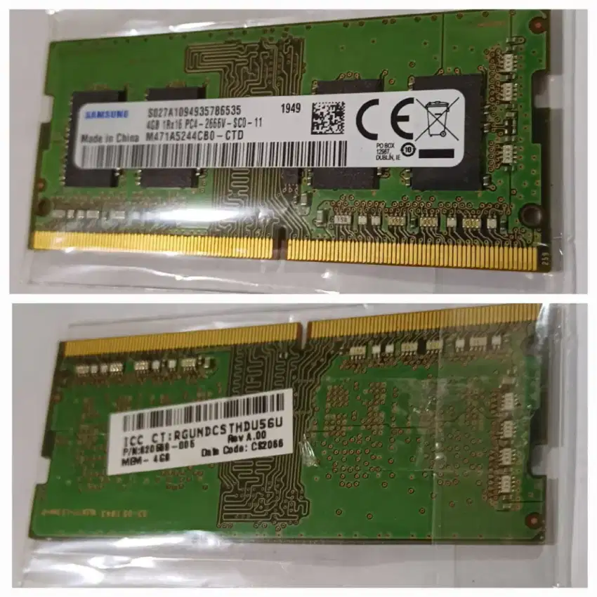 JUAL RAM LAPTOP MEREK SAMSUNG DDR4 4GB