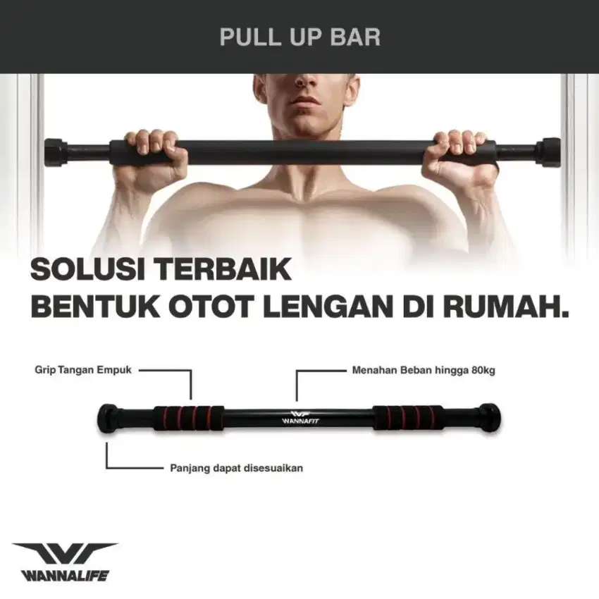 Pull Up bar, Chin up bar fitness merk wannafit