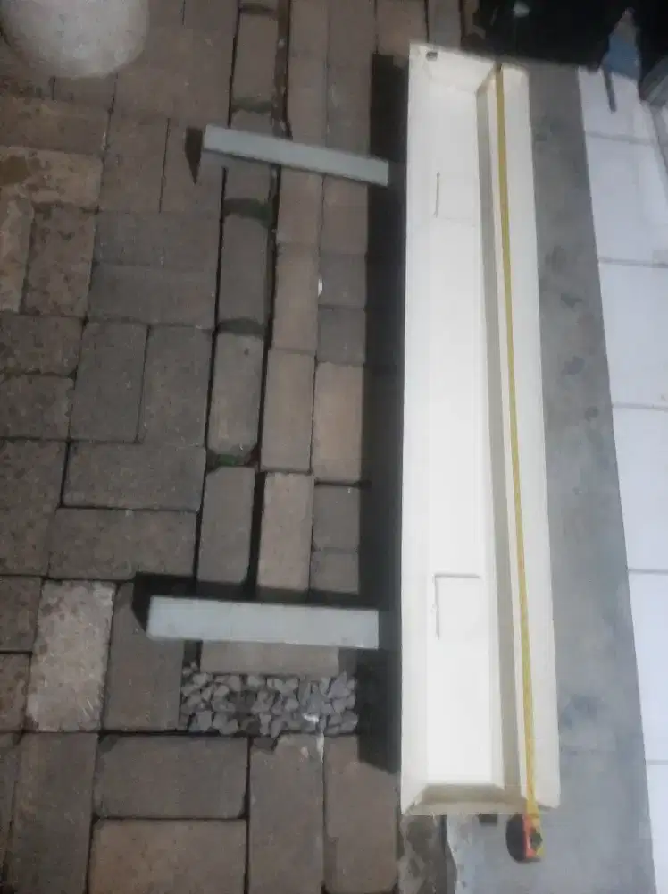 Rumah Lampu Neon balas 40 watt besi plat 1 mili