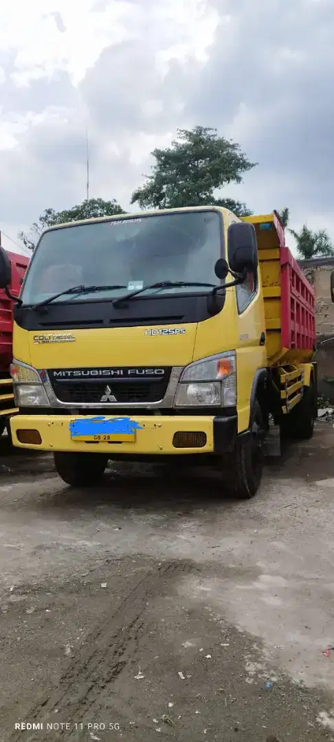 Di jual 1 unit mobil dump canter HD 125 ps th 2018  2018kondisi ready