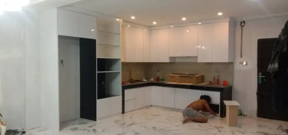 tempahan perabot kitchen set minimalis