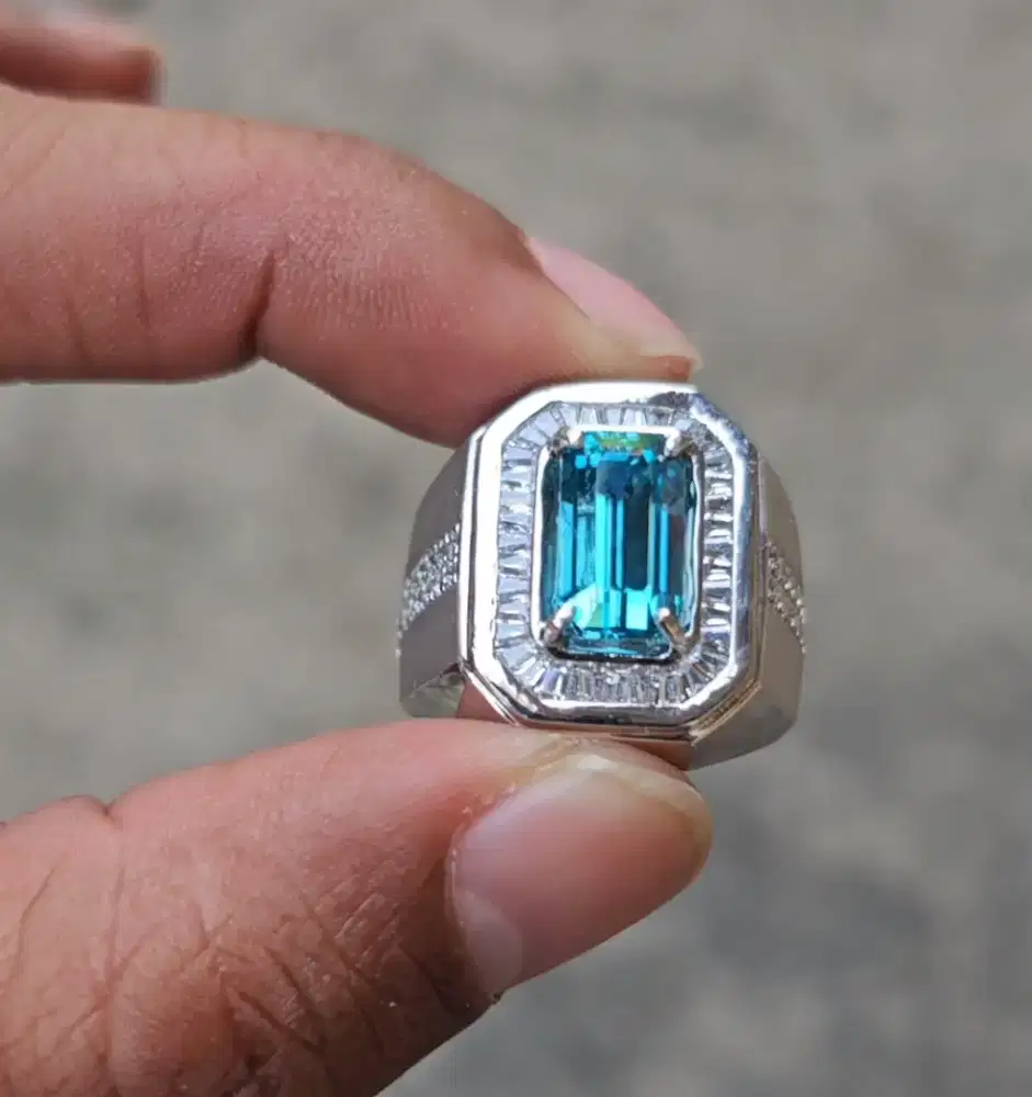 Natural blue Zircon
