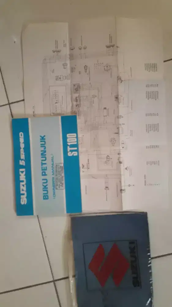 buku manual Suzuki ST100 Pick Up lengkap