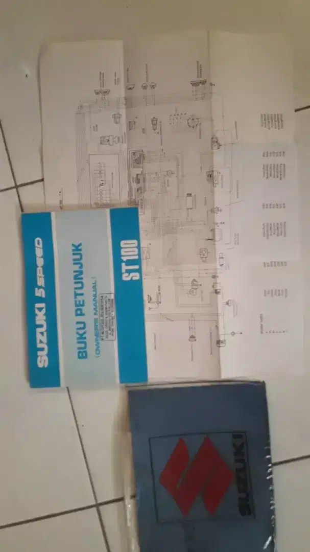 buku manual Suzuki ST100 Pick Up lengkap