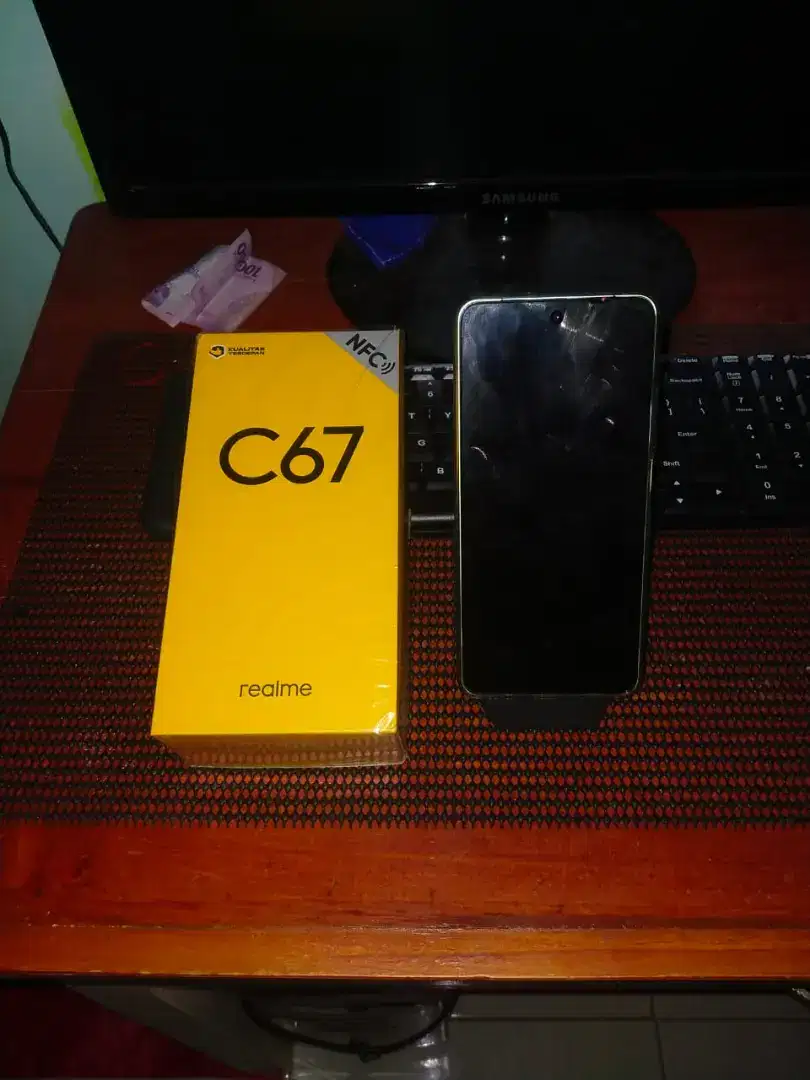 HP REALME C67 8/128, Kondisi Masih Lengkap & Mulus